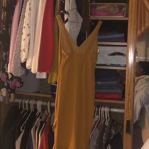 Beautiful long yellow dress